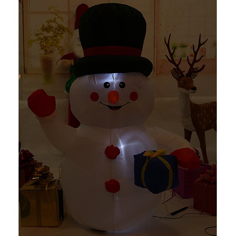 120cm Air Aufblasbare Santa Claus Schneemann Outdoor Luftdurchblasen Weihnachten Dekoration Figur Kinder Klassische Kinder Spielzeug