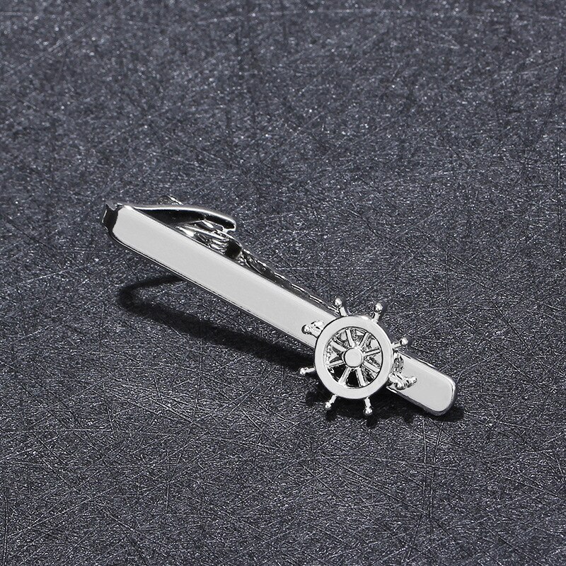 Men's Business Tie Clip Copper Windmill Simple Customization of Individual Character