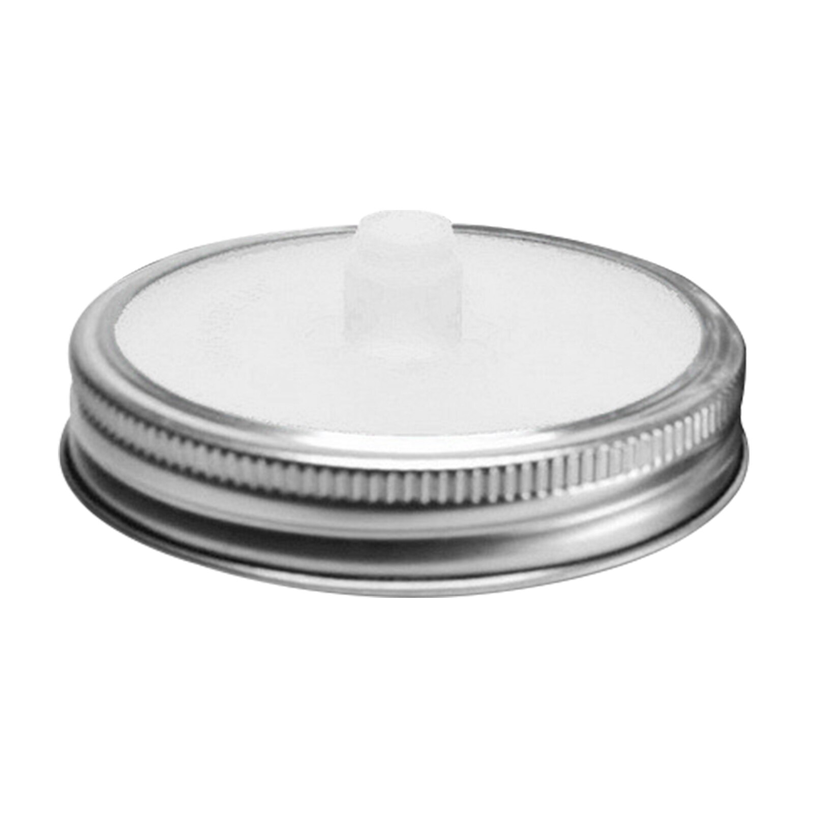 Waterless Fermenting Airlock Lids Silicone Mason Jar Lids Covers with Stainless Steel Ring Mouth Mason Jar Sealed Lid Kitchen: with ring 06