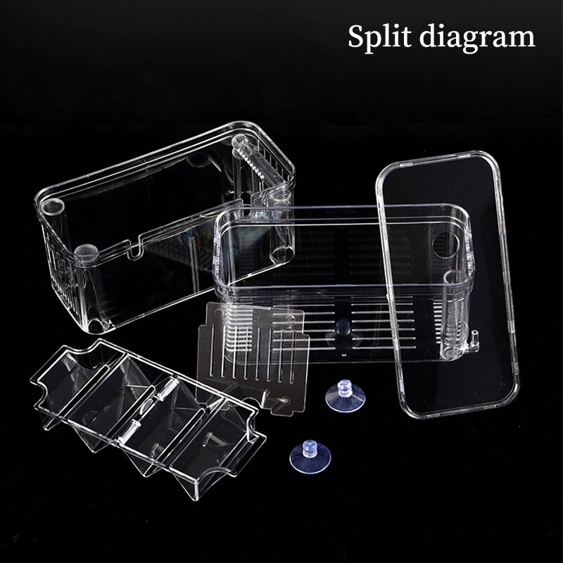 Acrylic Fish Tank Breeding Isolation Box Incubator Aquarium Breeder Box Multifunctional Spawning Hatching Room Aquarium Supplies