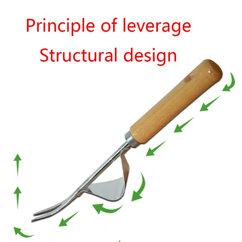 Manual Hand Weeder Puller Weeding Remover Fork Lawn Garden Tool Transplanting