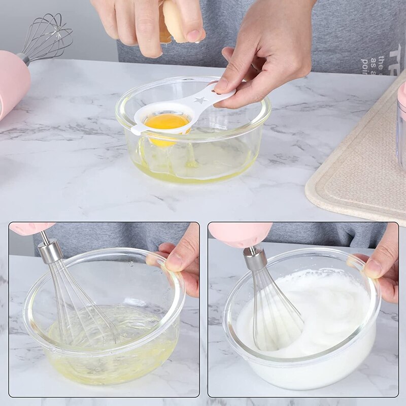 Draadloze Mixer Elektrische Handheld Draagbare Elektrische Garde Voor Bakken Taart Mixer Multifunctionele Mini Voedsel Processor