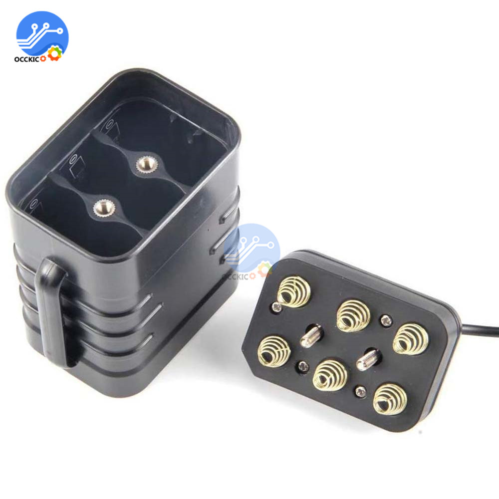 4/6x18650 Lithium Battery Pack Charger Box LED Indicator Waterproof Safety Cycling Battery Case Holder for Bike Light Headlamp: Other