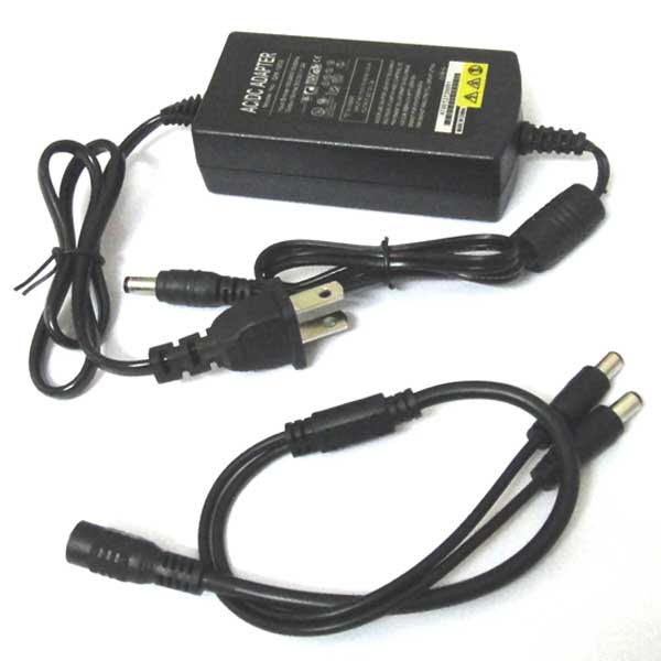 2 Ports DC ADAPTER POWER SUPPLY 1 to 2 DC 12V 2A for CCTV CAMERAS