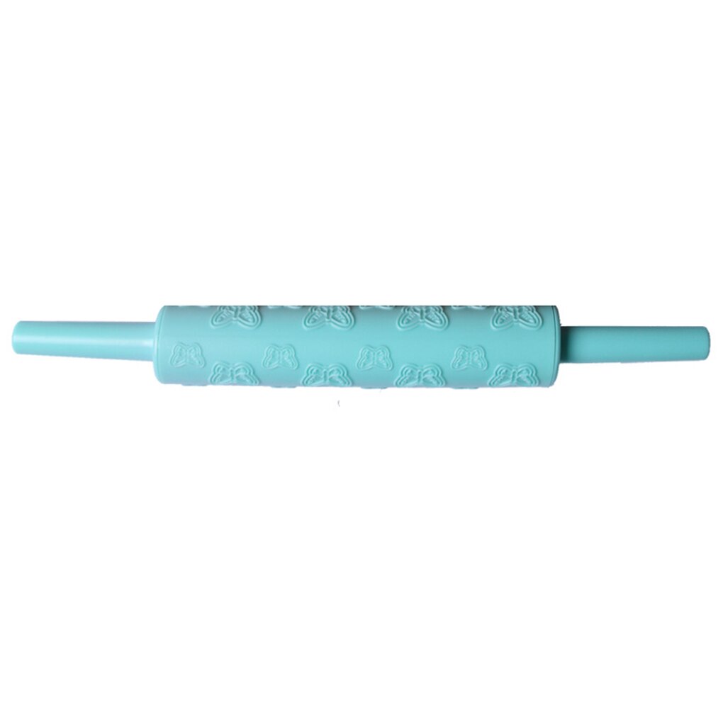 Rolling Pins Non-stick Bakvormen Fondant Roller Pin met Siliconen Handvat Gebak Gereedschappen Non-stick Fondant Rolling Pin embossing