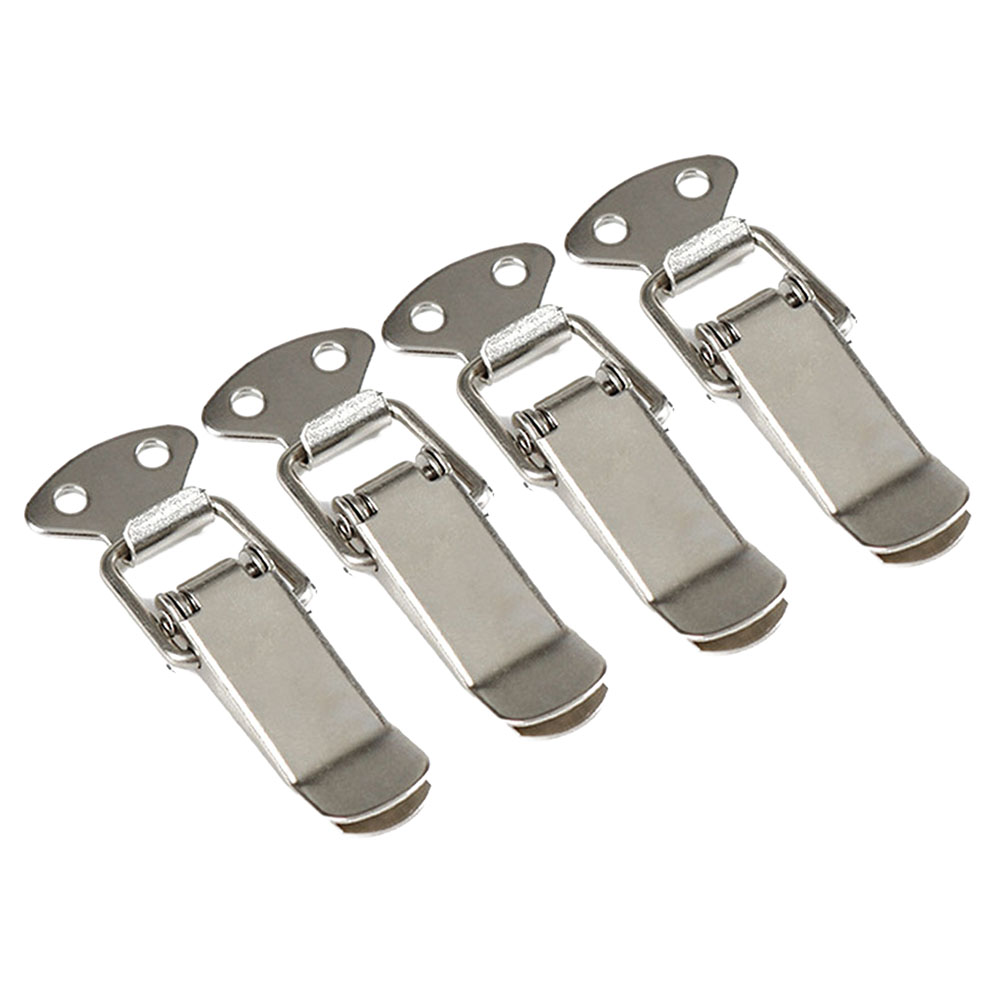 4 PCS Toggle Latches Spring Loaded Clamp Clip Case Box Latch Catch Toggle Tension Lock Lever Clasp Closures Crate Lock Snap Lock: Brown