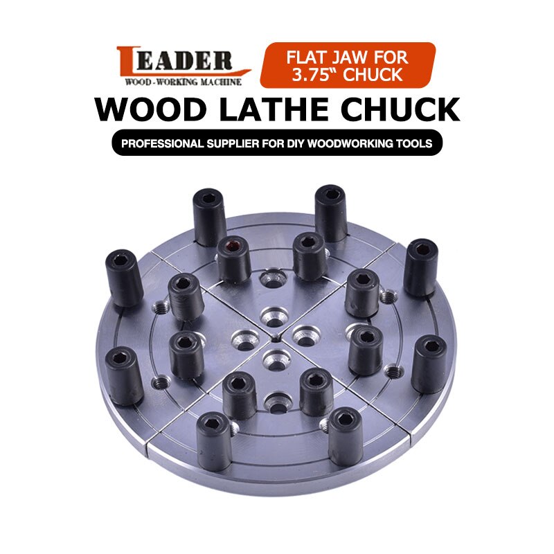 5 inch platte kaak voor mini draaibank houtbewerking, machine tool accessoires Platte Kaak Extension System Suits 4 Kaken Hout Draaibank Chuck