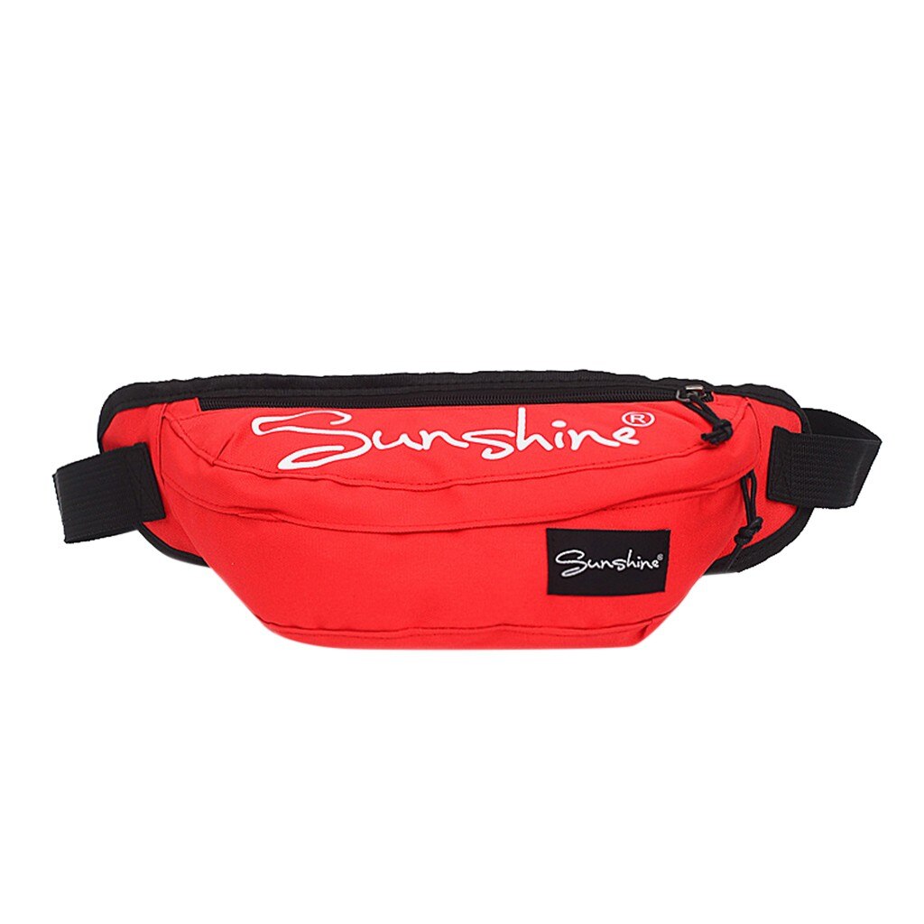 Waist Pack Contrast Color Chest Bag Men's And Women‘s Simple Leisure Oxford Sport Fitness Waist Packs #ss