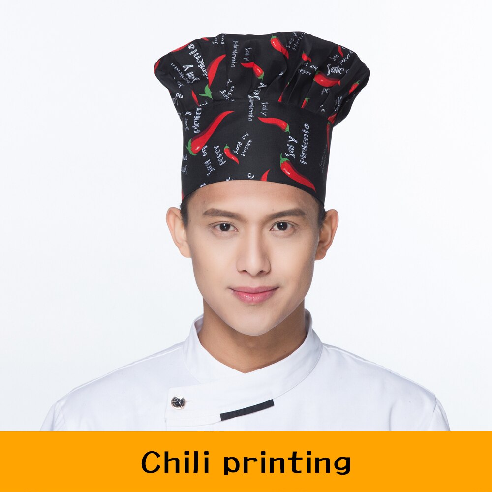 Food Service Chef Hat Cooking Adjustable Mushroom Cap Catering Elastic Kitchen Restaurant Hotel Catering Work Hat: 6