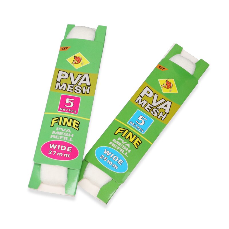 5M Pva Oplosbare Smalle Vissen Netwerk Refill Kous Aas Tas Bescherm Vis Netto