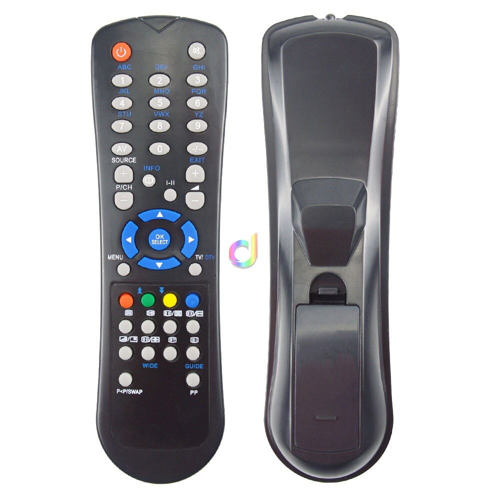 V24A-LED1,TVV37TD,V19A-LED1,TVV26TD,V19D-PH,TVV32TD,V16A,V26A-H,V32A-FH, TVV32T2, mando a distancia para OKI TV