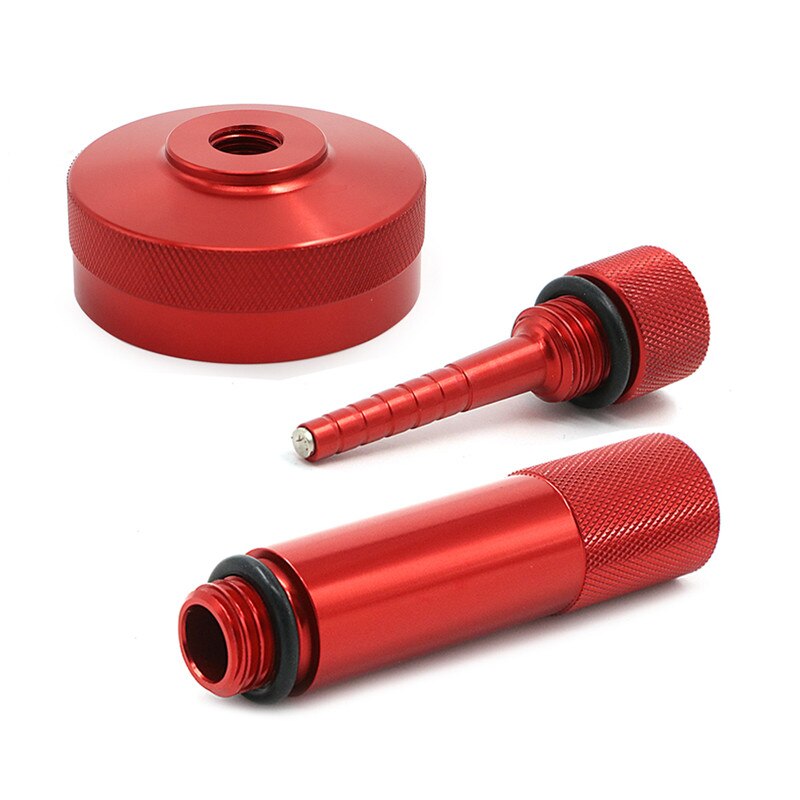 3PCS For HONDA GENERATOR EU2000I EXTENDED RUN GAS CAP, OIL TUBE, MAG DIPSTICK KIT: Red