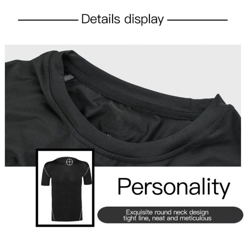 Newest Running T Shirt Quick Dry Fitness Shirt Training Exercise Clothes Gym Sports Tops Breathable Sport Vest