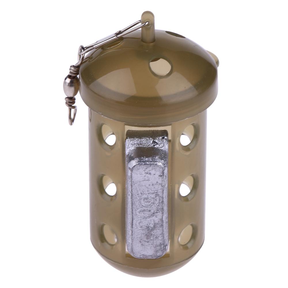 Grand leurre de pêche à la carpe, cage à appâts, dispositif de fosse avec plomb, leurres de pêche à granulés, mangeoire à granulés, piste de pêche 20g 30g 40g 50g: 20g