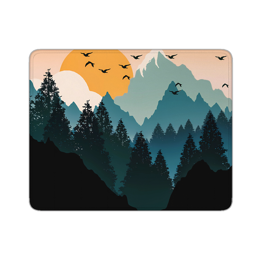 Rubber Mat Small Kawaii Mouse Pad Gamer Mountain Spring Gaming Pc Accessories Deskmat Pad on the Table Mausepad Mousepad Mats: XXL