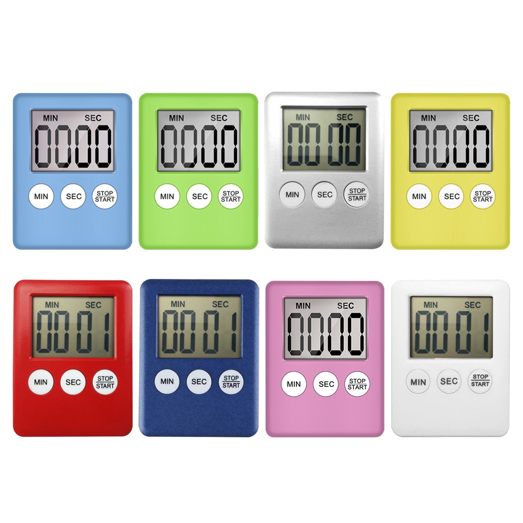 Neue Mini Tragbare Küche Digital Timer Kochen Studium Count-down Clock LCD Display Alarm Küche Gadget