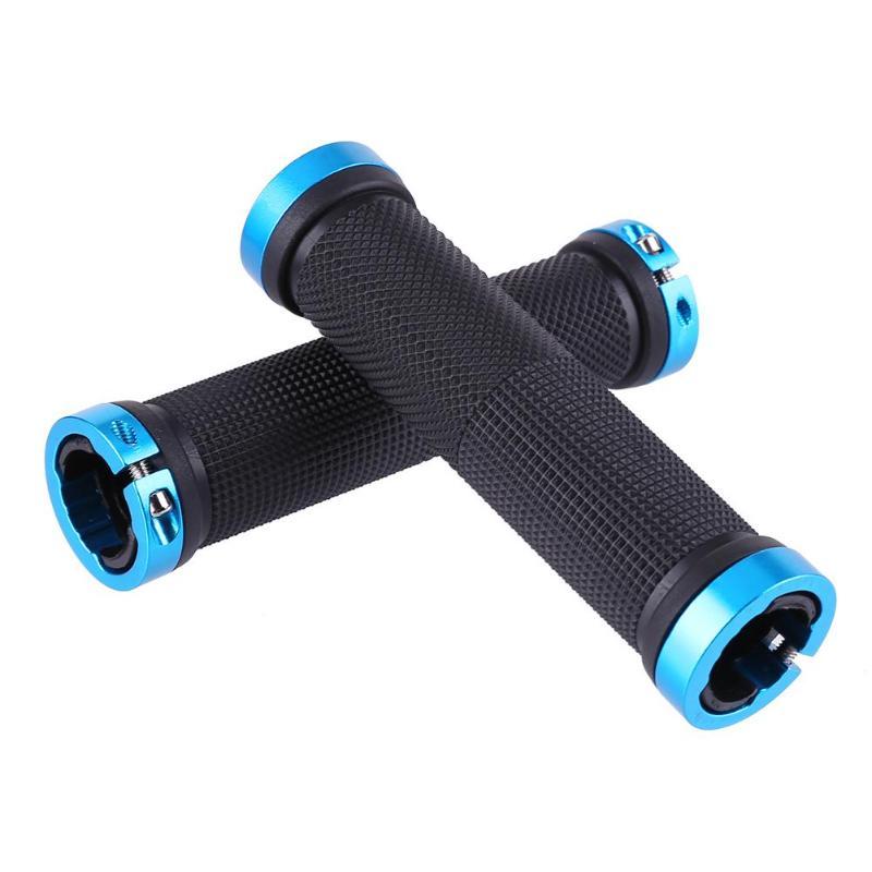 1 par de ciclismo antideslizante puños Anti-deslizamiento de plástico, manillar de bicicleta accesorios para MTB bicicleta de carretera