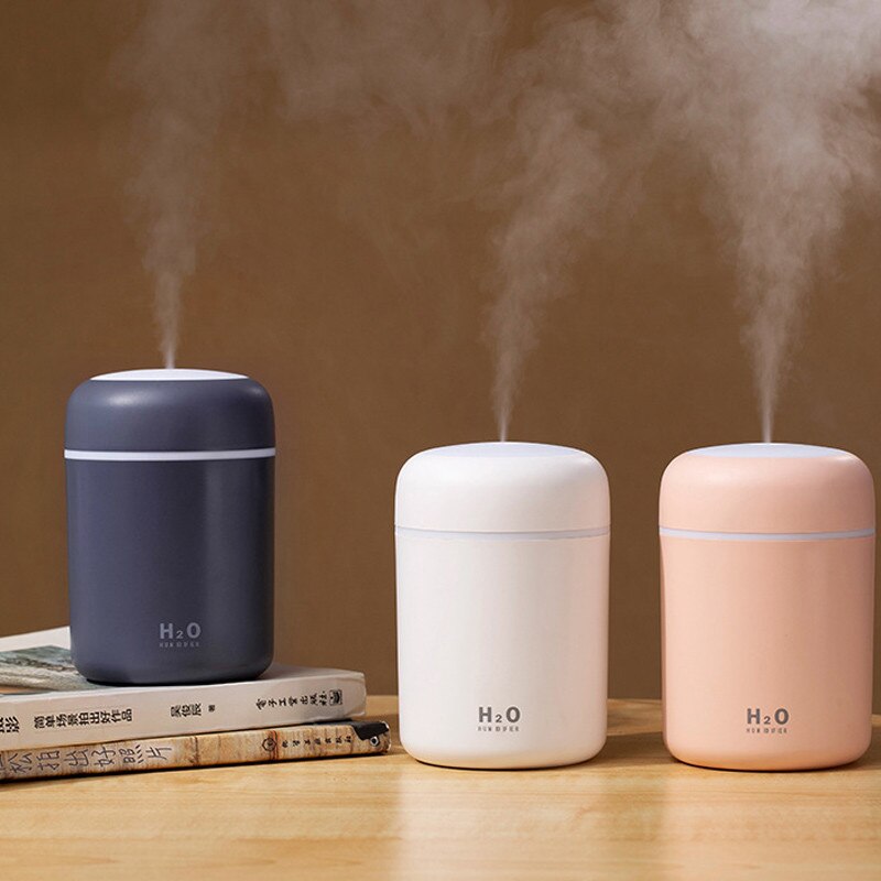 Usb mini proable ilmankostutin ultraääni aromiöljy eteerinen diffuusori sumukone värikkäällä valolla kotiautotoimistoon