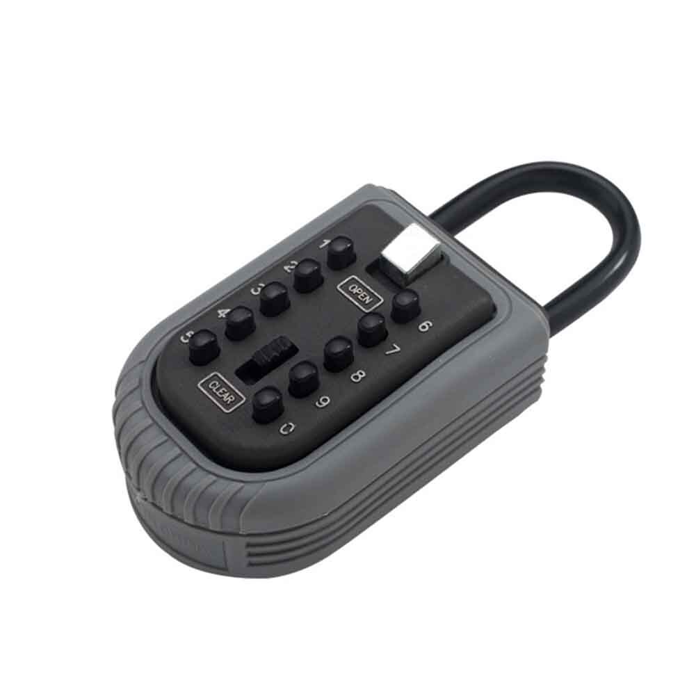 Real Estate For Realtor Key Lock Box Home Padlock Zinc Alloy Indoor Outdoor 10 Digit Combination Waterproof Storage Safe Garage