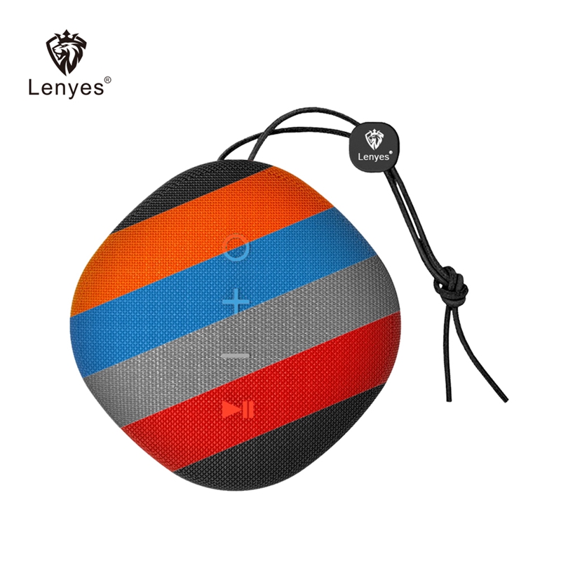 Lenyes Traveller Bluetooth Speakers Outdoor V4.0 Speaker Waterproof IPX6 Portable Wireless 6W Stereo Bass Shower Subwoofer S801