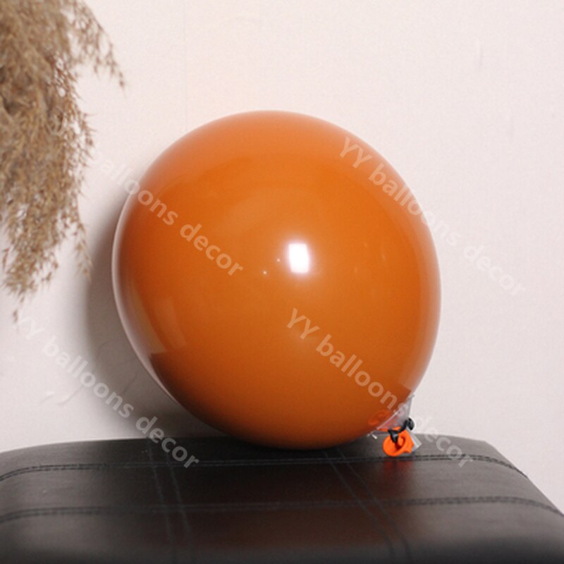 Halloween Global Retro Herfst Kleur Thema Ins Ballon Decoratie Bruiloft Layout Oranje Ballon Keten Achtergrond Muur Decor