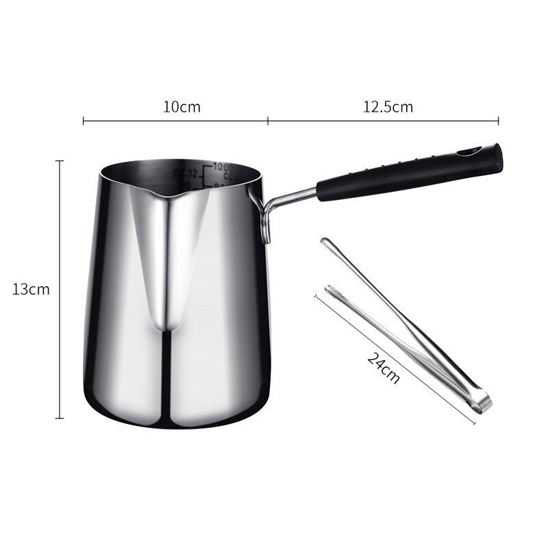 WORTHBUY Mini Koekenpan Pot Met Schaal 18/8 Roestvrijstalen Pan Voor Kids Patat Kip Koken Pan Keuken Kookgerei: Frying Pot Set C