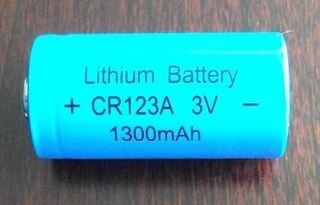 CR123A 16340 CR17345 3V Powerone Lithium-Ion Batterijen 1300 Mah (Laad)