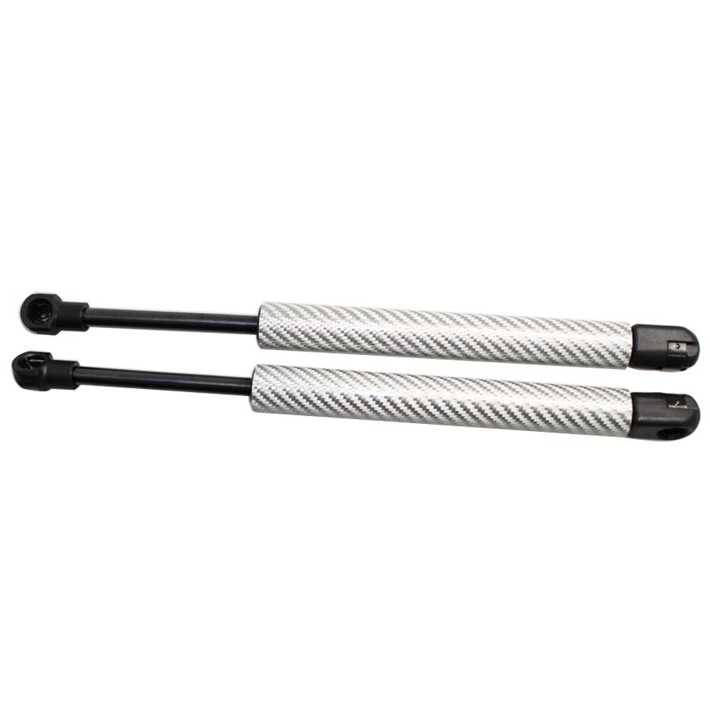 for PORSCHE BOXSTER (986) Convertible 1996-2004 Gas Charged Auto Rear Area Gas Spring Struts Prop Lift Support Damper 195.5mm: silver carbon fiber