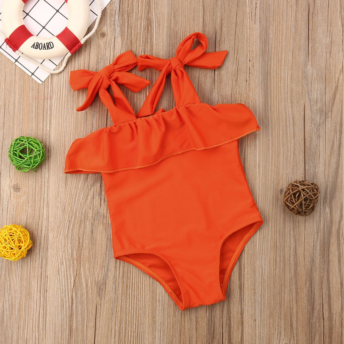 Nyfödda barn bebis flickor bikini set badkläder baddräkt strandkläder baddräkt storlek 1-5y