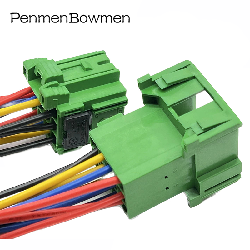 1 Set 12 Pin Car CD Player Auto Electrical Cable Connectors Female Plug Wire Harness With Cable 1-967622-1 1-967627-1