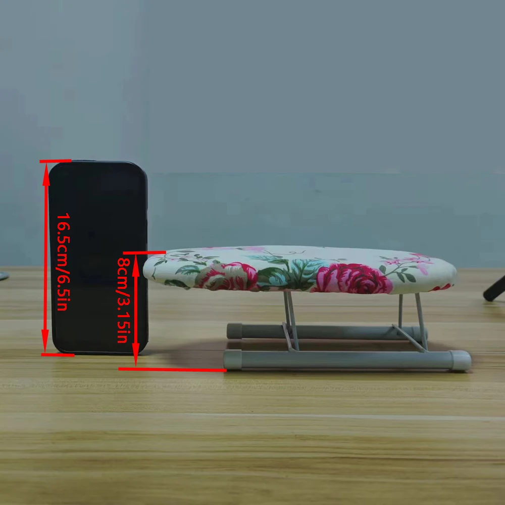 mini asse da stiro portatile con maniche, asse da stiro pieghevole da tavolo per la casa, per riporre e trasportare facilmente la camicia adatta, dimensioni della manica