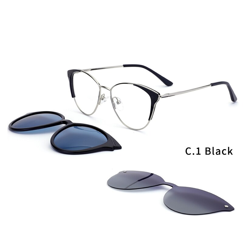 Lunettes De Soleil Clip Magnétique JIM HALO - 5 Clips (dont Polarisé), Cadre Inclus, Pour Conduite - 8