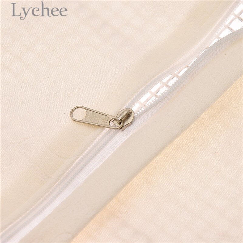 Lychee Life-funda de almohada con patrón de perro Kawaii, Kits de gancho de pestillo, cojín bordado sin terminar, suministros de Material de costura DIY