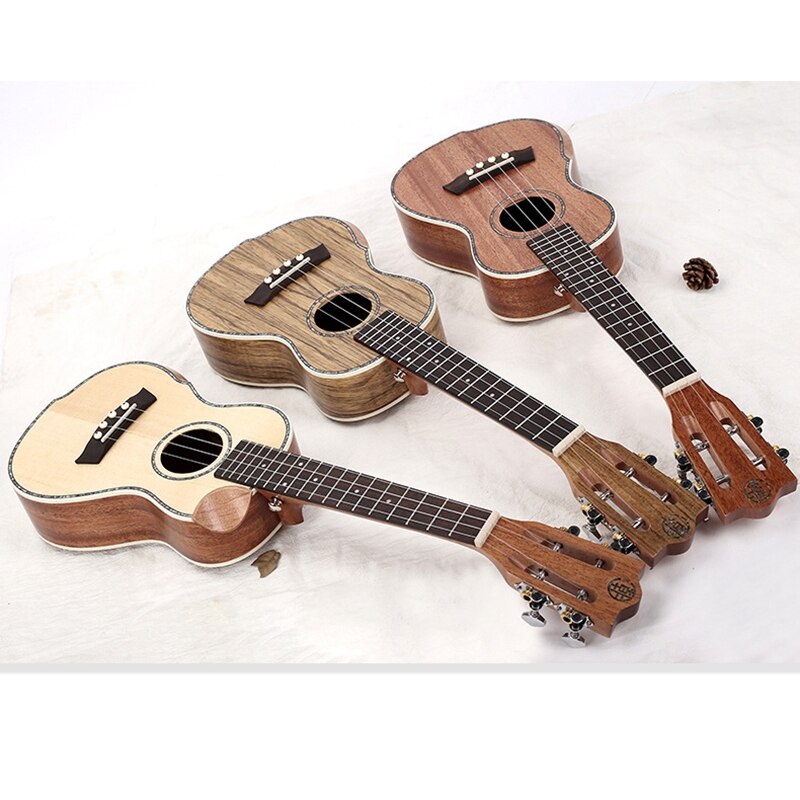 Ukulele 23 Inch Solid Mahonie Top Met Ukulele Starter Tenor Ukulele Sparren Vel