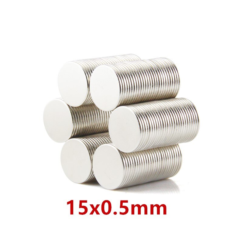 Dünne Magnet 0,5mm Magnet blatt 10x 0,5 12x 0,5 15x 0,5 20x 0,5 30x1 8x 0,5 5x 5x 0,5mm axial Magneten 10mm 12mm 20mm winzigen magneten: 15x0.5mm  100Stck
