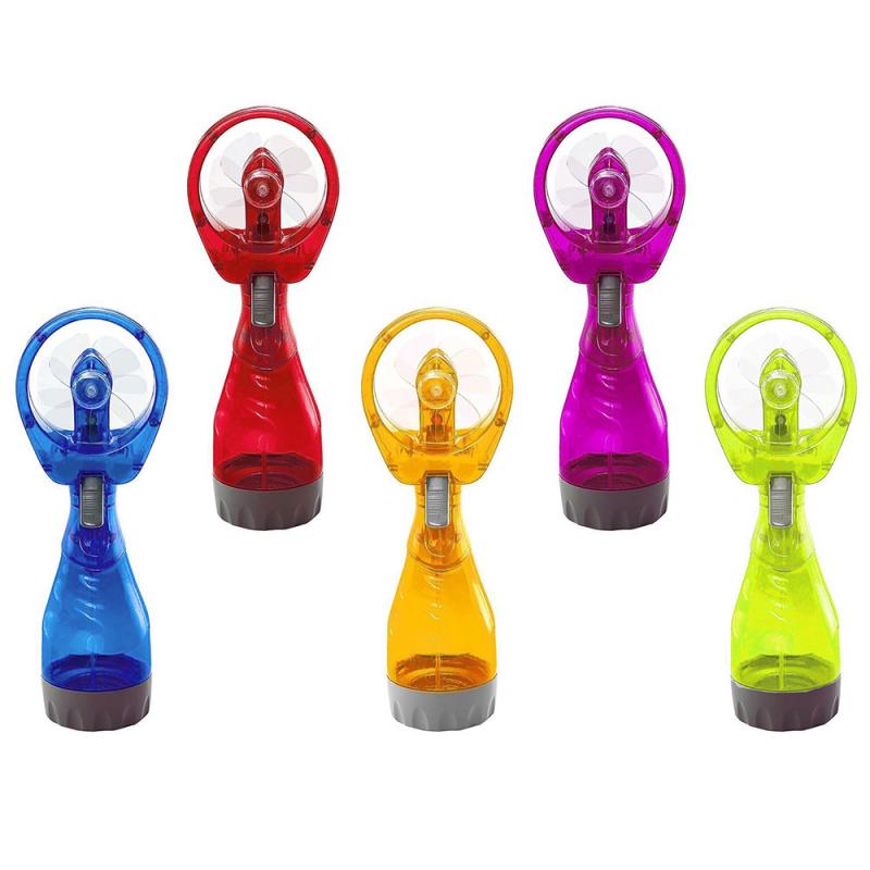 Portable Hand held Cooling Cool Water Spray Misting Fan Cover Mist Travel Beach summer mini electric fans spraying water toys