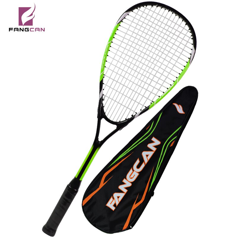 FANGCAN Ultralight Training Squash Racket Aluminum Alloy with Carry Bag: 1 Green