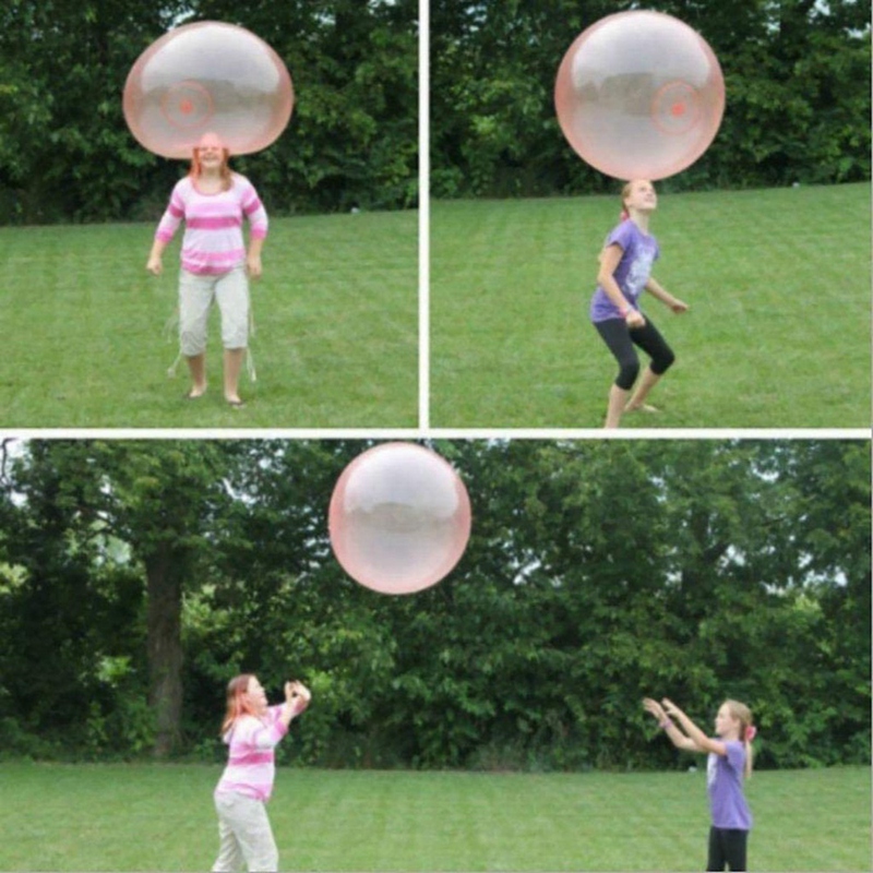 3Pack Water Filled Balls for Kids 120cm Giant Bubble Ball Inflatable Water Ball for Kids Outdoor Party Game Great