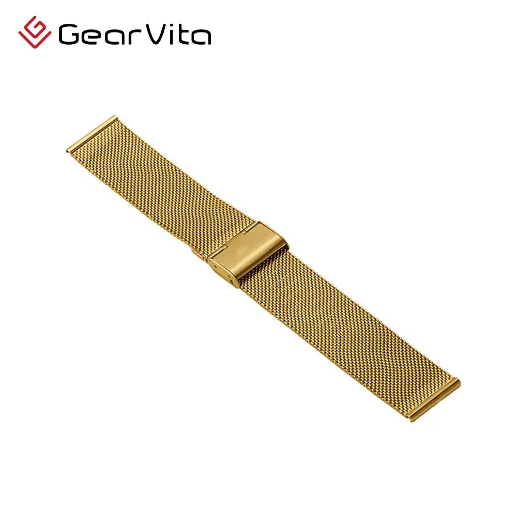 20mm smartwatch stål klockarmband för  sg2 s2 s20 dt99 dtx  dt35 smart klocka byte armband armband för dam herrklocka: Guld- / 2 st