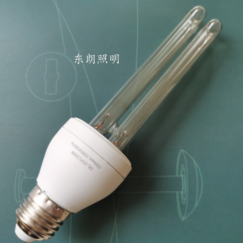 DL-UVC20W energy-saving ultraviolet germicidal lamp disinfection light source Donglang lighting purple light: 16-20W