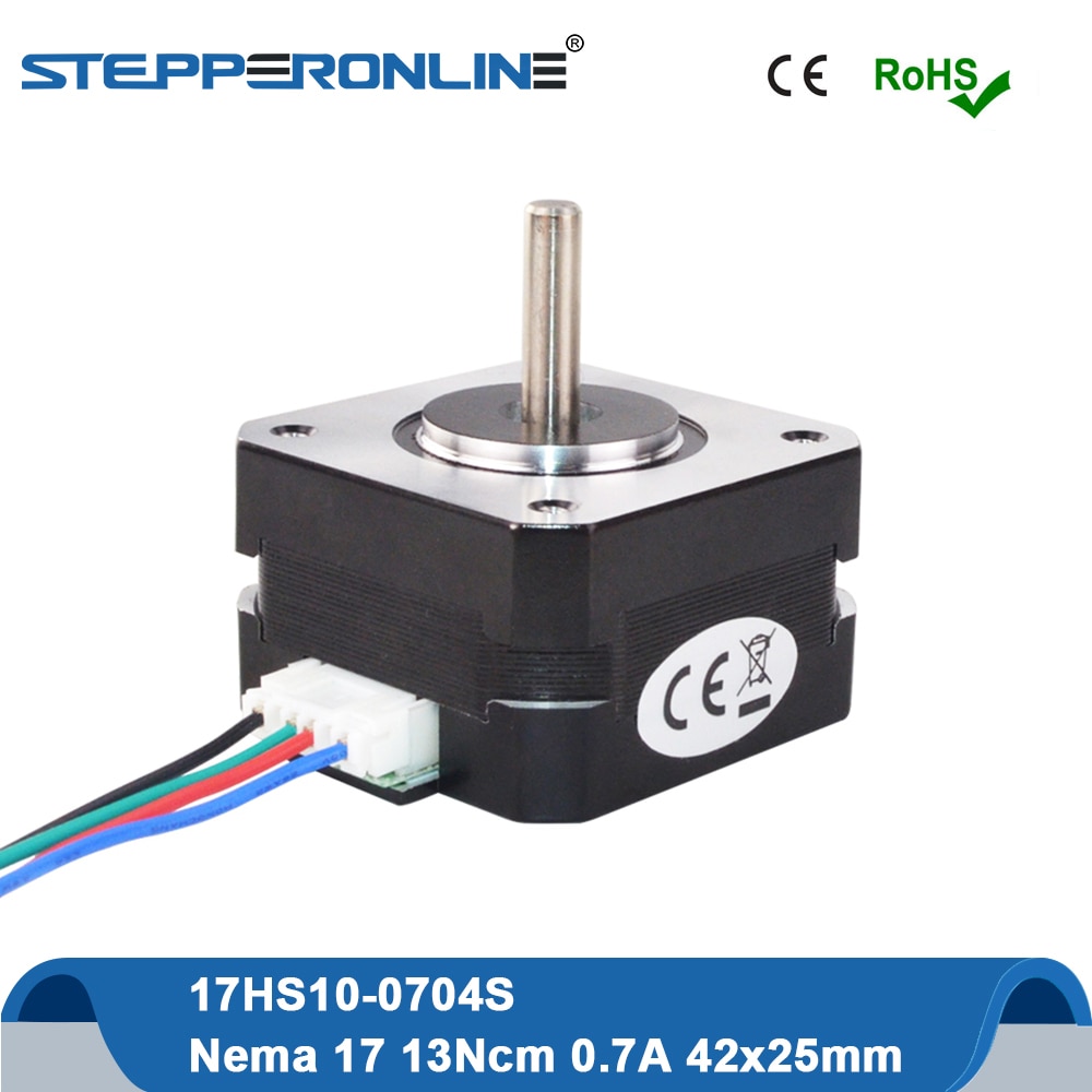 Nema 17 Stepper Motor 25mm 42 Motor Nema17 Stepping Motor 0.7A 13Ncm 4-lead for Extruder 3D Printer/ DIY CNC Robot