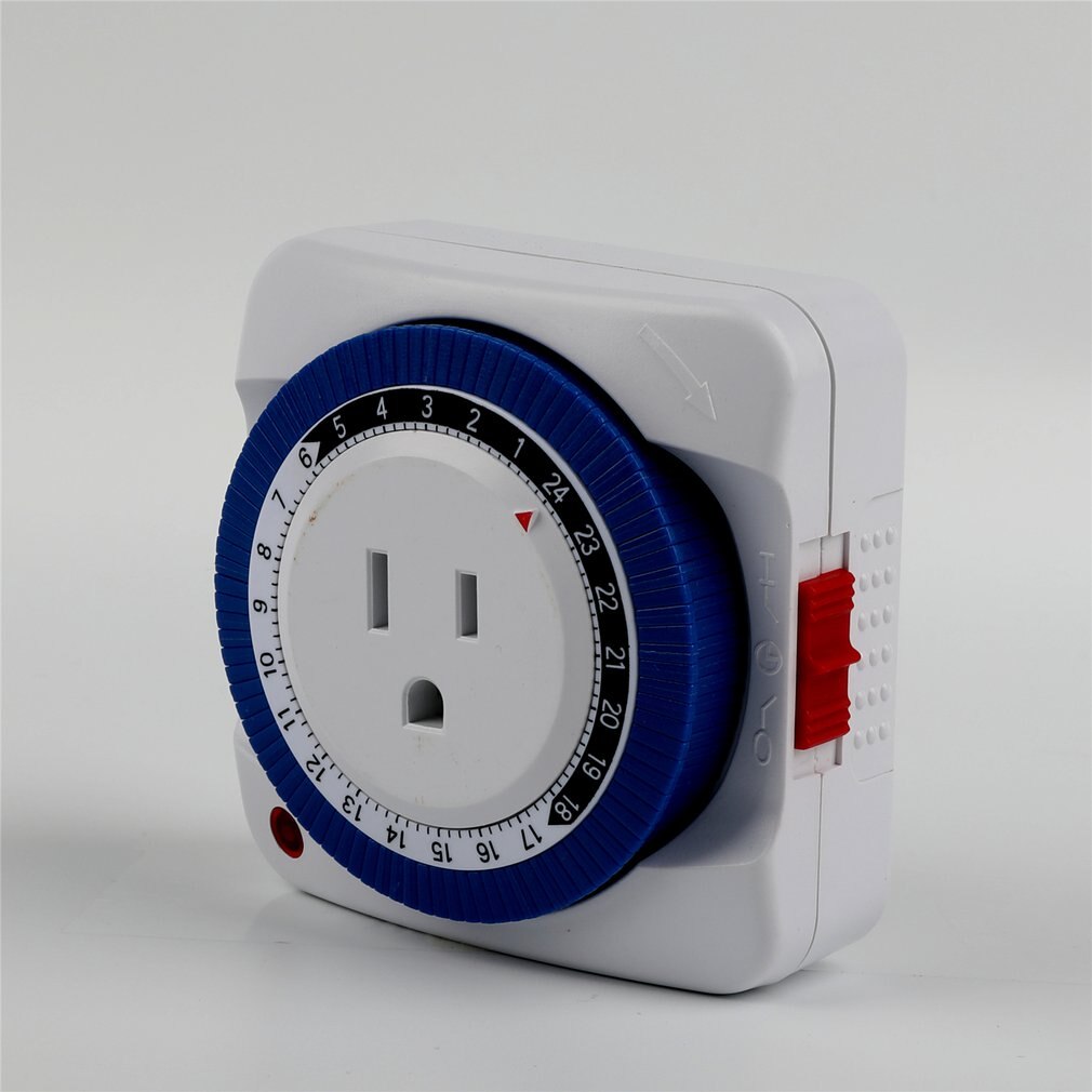 24 Hours Mechanical Programmable Plug in Timer Switch Smart Countdown Indoor Auto Power off Switch Socket