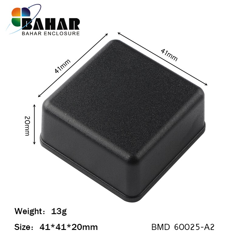 Bahar Desk-top elektronica plastic ABS 10 stuks behuizing van Bahar Enclosure41 * 41*15mm BMD60025