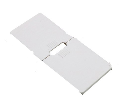 Office Desk Wire hole cover Rectangle Cable Grommet Furniture TV Cabinet meeting computer table Storage Outlet Port Line Holder: White