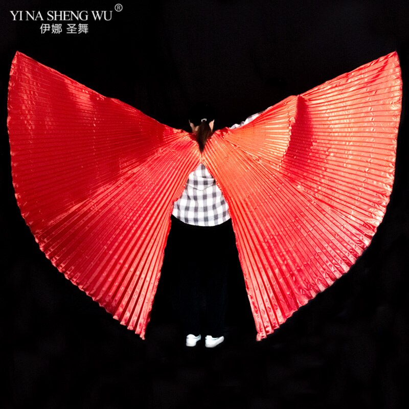 Alas de Isis para danza del vientre para adultos, accesorio para danza del vientre, bollwood, Oriental, egipcio, alas, disfraz sin palos, dorado