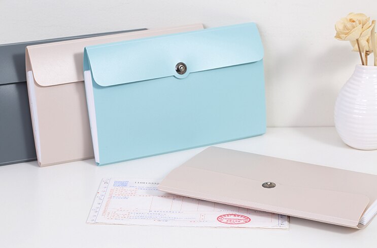 A5 Document Bill Invoice Management Pack Display File Expanding Folder Paper Classification 8grid Package Wallet Filing Products