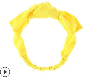 Knyting kvinner yoga sløyfe hårbånd hijab varmt sjal dame foulard femme pannebånd hår bufanda mujer sjal: 1