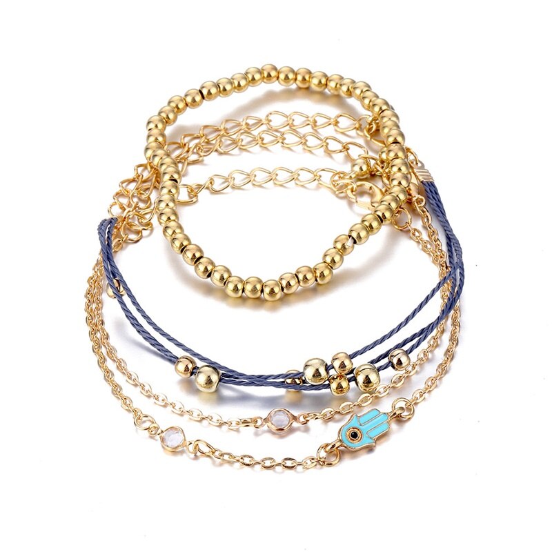 KISSWIFE-brazalete bohemio con borla de Luna y concha para mujer, brazalete Retro geométrico, amuleto para , accesorios de joyería de boda: KZ59