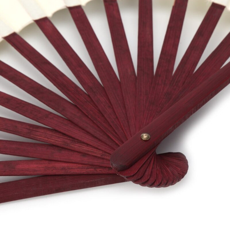 Kinesisk stil håndholdt foldende silkeventilator til bryllupsbegivenhed og festartikler smukke håndlavede