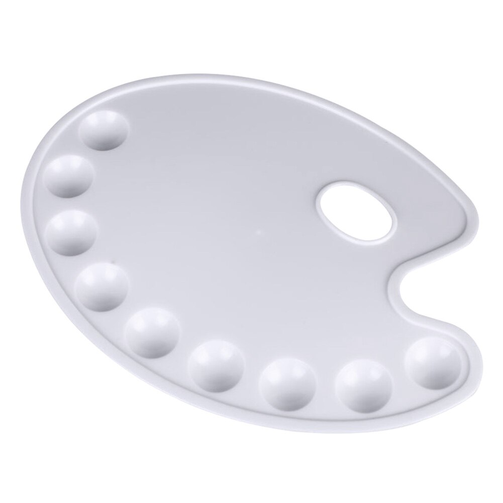 9 Wells Painting Pallet Space Saving DIY Watercolor Kids Kindergarten Pigment Art Supplies Drawing Tray Imagination Develop